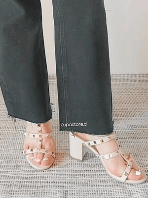 Sandalias Tachitas beige