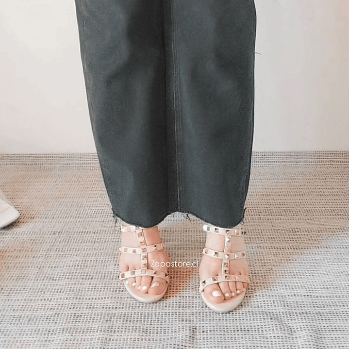 Sandalias Tachitas beige 4