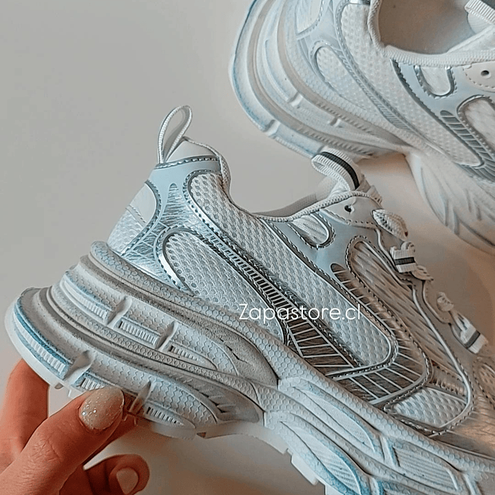 Zapatillas Print Silver 5