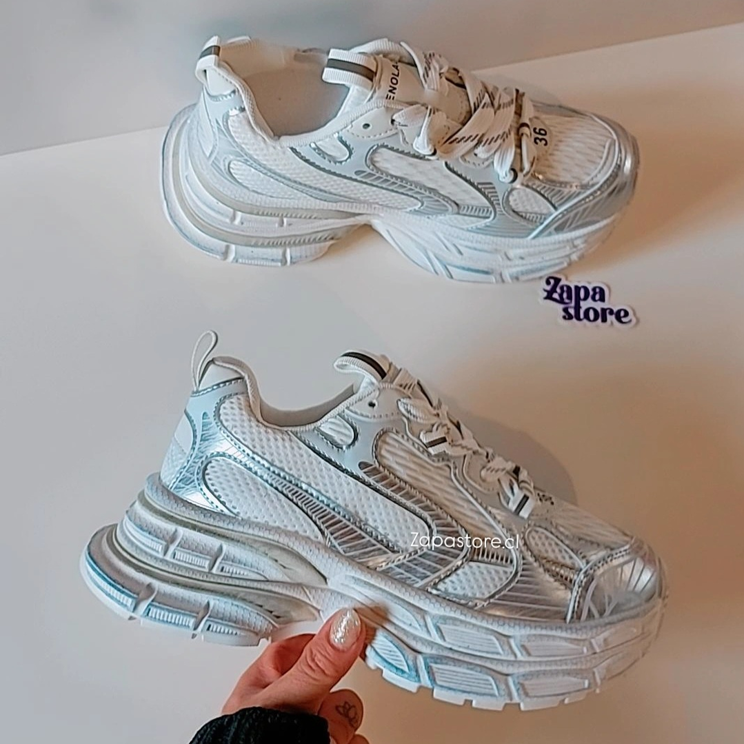 Zapatillas Print Silver 6