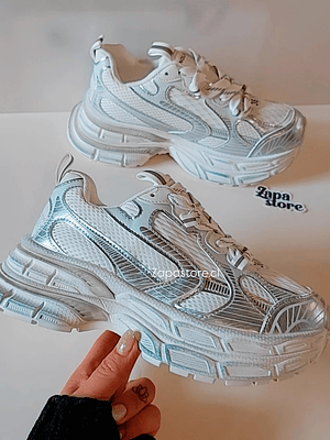 Zapatillas Print Silver