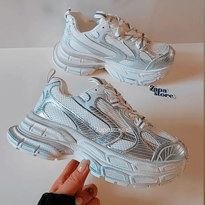 Zapatillas Print Silver 1