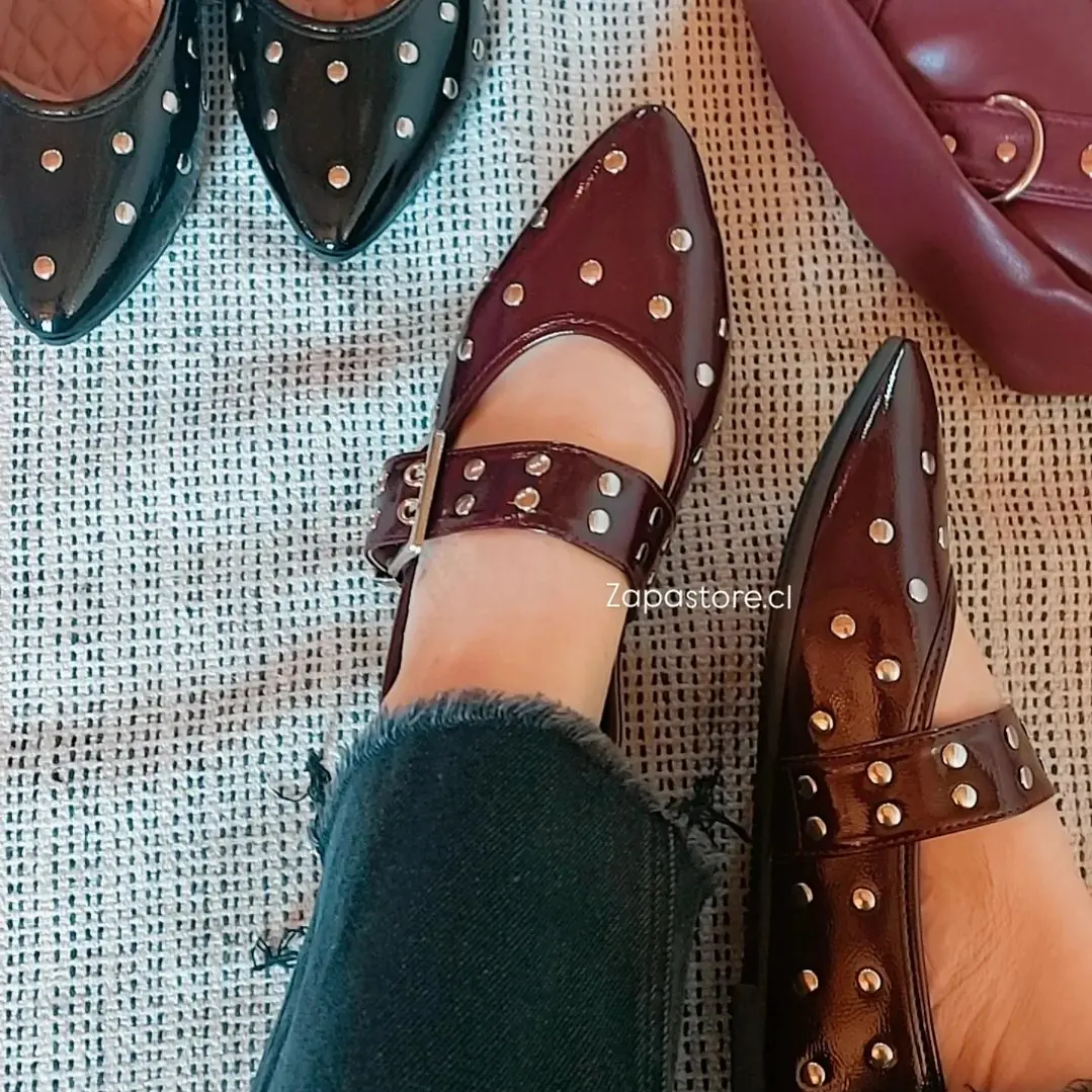 Bellerina tachas Burdeo 3