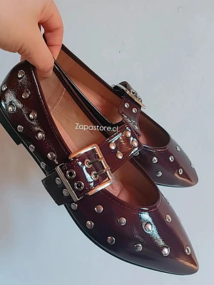 Bellerina tachas Burdeo