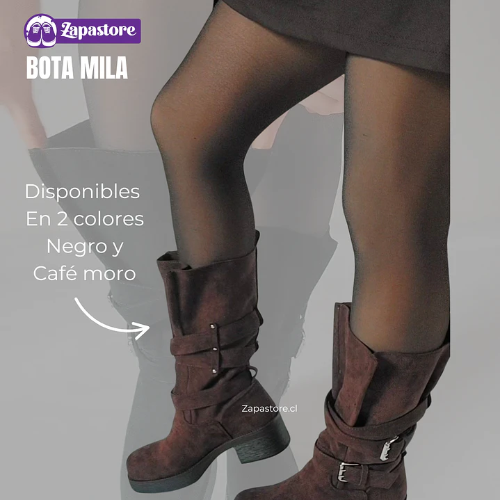 Bota Mila Café  (Botas Ajustables) 5