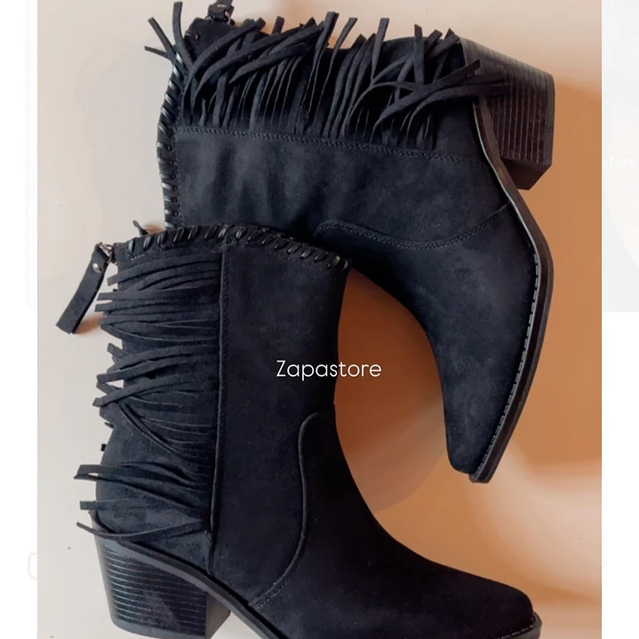 BOTIN FLECOS NEGRO 2