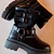 Botin biker negro