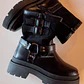 Botin biker negro - Miniatura 1