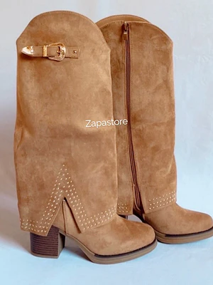 Bota capa camel 