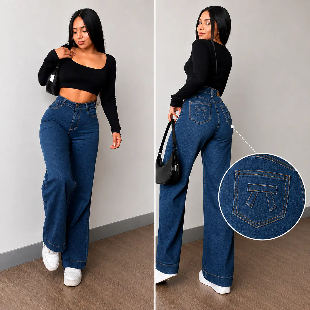 Wide leg lazo  1