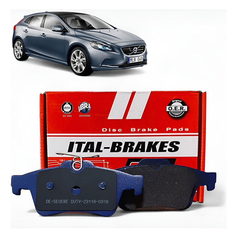 Pastillas De Frenos Traseras Volvo V-40 2006-2019 1