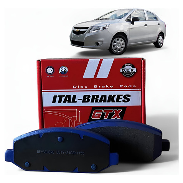 Pastillas De Frenos Delanteras Chevrolet Sail 1.4 2012-2016 1