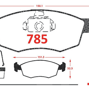 Pastillas Freno Delanteras Fiat Argo 1.3 2017+