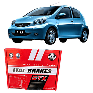 Byd F0 Pastillas De Freno Gtx Delanteras