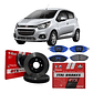 Discos + Pastillas Freno Del - Chevrolet Spark Gt 2012 2024 - Miniatura 1