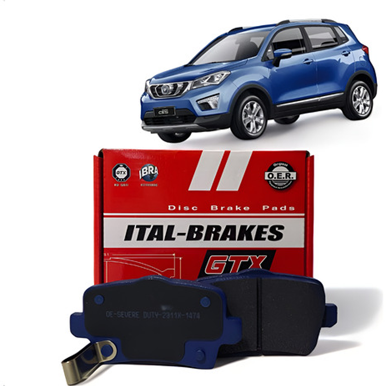 Pastillas De Frenos Traseras Changan Cs15 2017 - 1