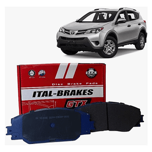 Pastillas Freno Delanteras Gtx Para Toyota Rav4 2012-2020