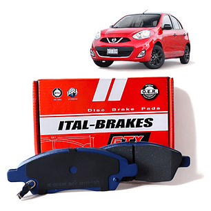 Pastillas De Frenos Delanteras Nissan March 2012-2018