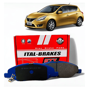 Pastillas De Frenos Delanteras Gtx Nissan Tiida 2006-2018