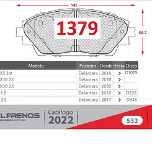Pastillas Freno Delanteras Mazda 3 2015 - 2023 Envio Gratis