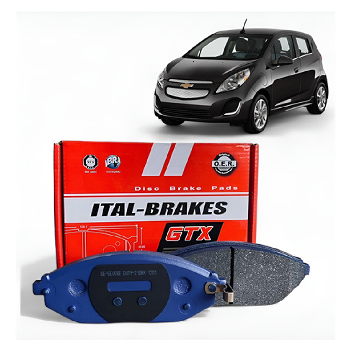Pastillas De Frenos Delanteras Chevrolet Spark Gt 2011-2018 1