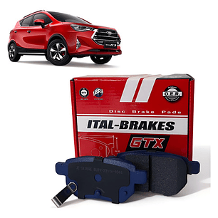 Pastillas De Frenos Traseras Gtx Jac S3 1.6 2016-2019