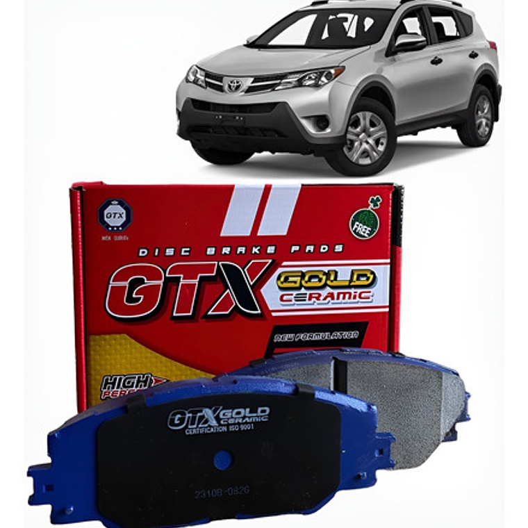 Pastillas Freno Del + Tra Ceramica Toyota Rav4 2014-2020 1