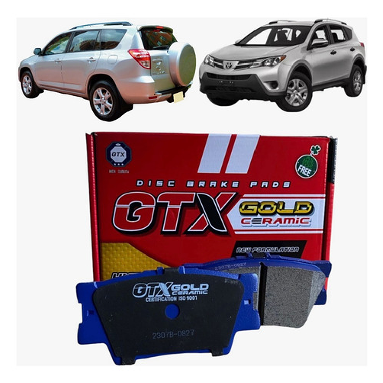 Pastillas Freno Del + Tra Ceramica Toyota Rav4 2014-2020 2