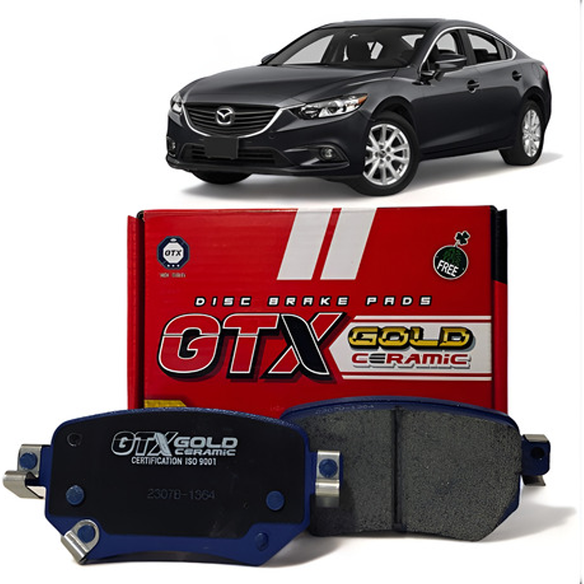 Pastillas De Freno Traseras Cerámica Mazda 6 2014 + 1