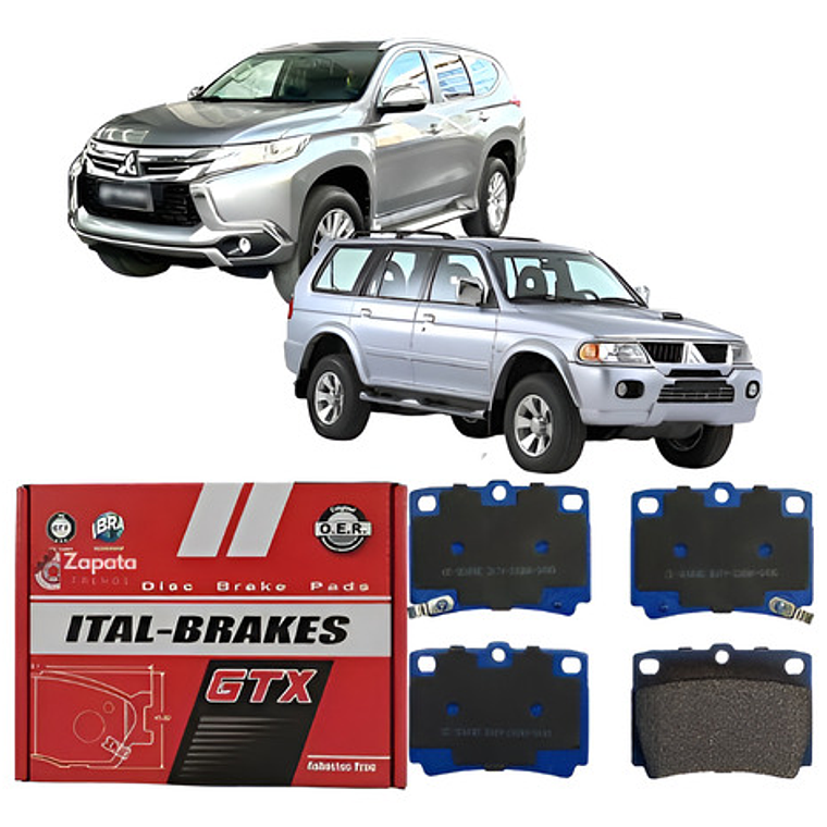 Pastilla De Freno Trasera Mitsubishi Montero Sport 2000-2020 1