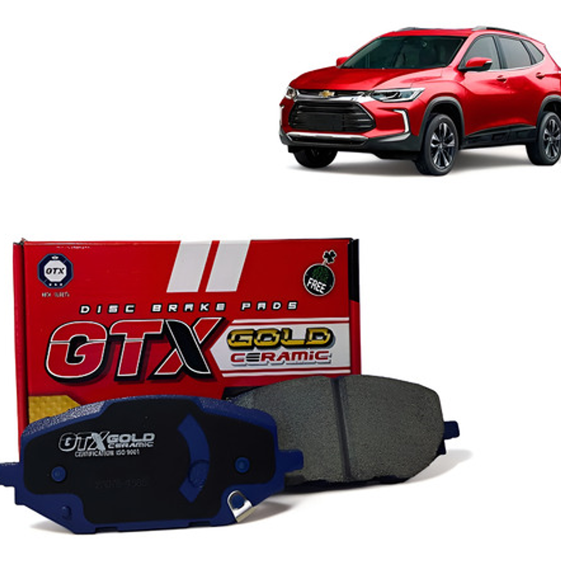 Pastillas Freno Delanteras Gtx Chevrolet Tracker 2022+ 1