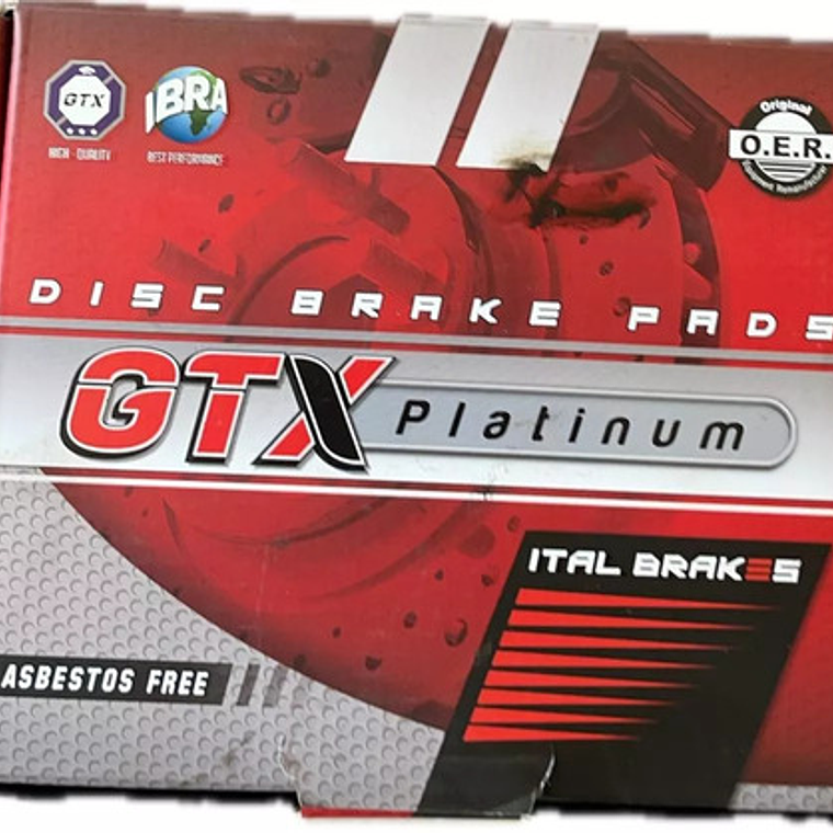 Pastillas Freno Delanteras Gtx Chevrolet Tracker 2022+ 2