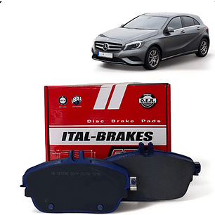 Pastillas Freno Gtx Delanteras +sensor Mercedes Benz A200 