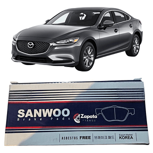 Pastillas De Freno Delanteras Mazda 6 2014-2023 Sanwoo