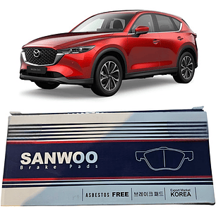 Pastillas De Freno Mazda Cx5 2013-2023 Sanwoo Envio Gratis