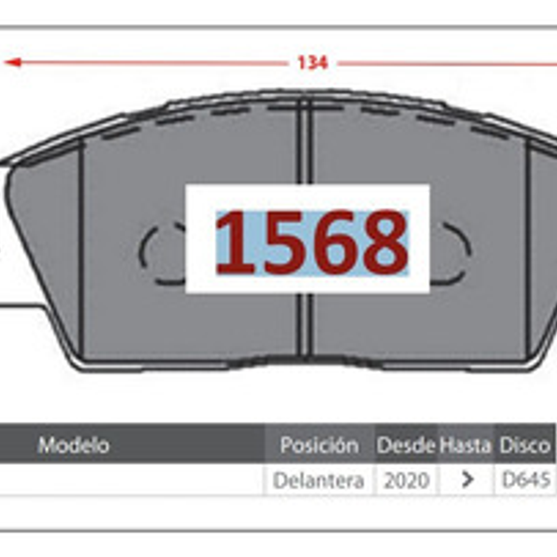 Pastillas Freno Delanteras Gtx Kia Sonet 2020+ 3