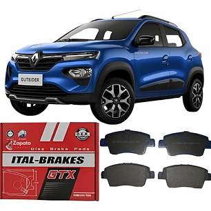 Pastillas Freno Delanteras Gtx Para Renault Kwid