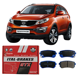 Pastillas Freno Traseras Gtx Kia Sportage 2011-2016