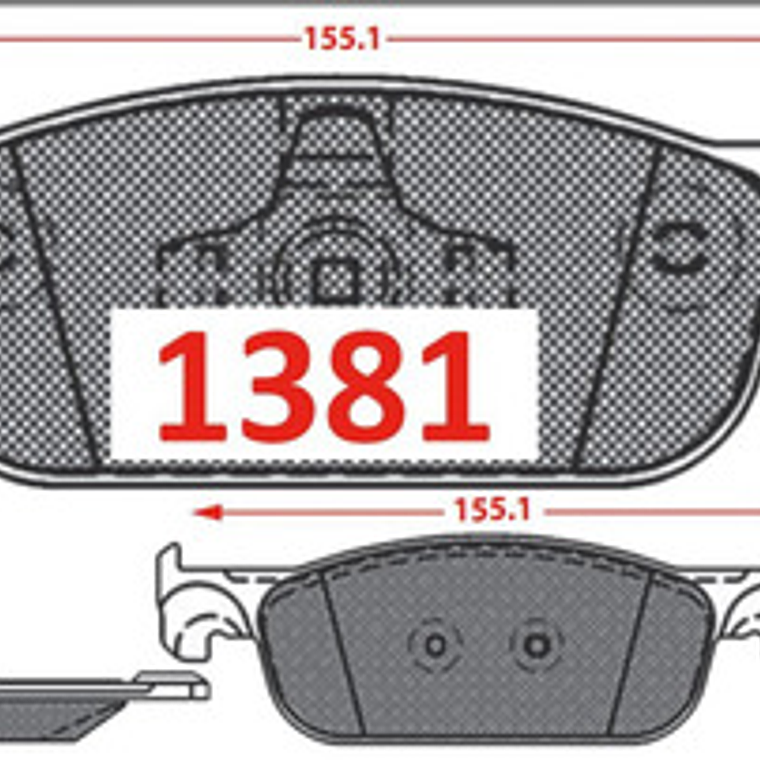 Pastilla De Freno Delantera Renault Clio Iv 1.2 2012-2020 3