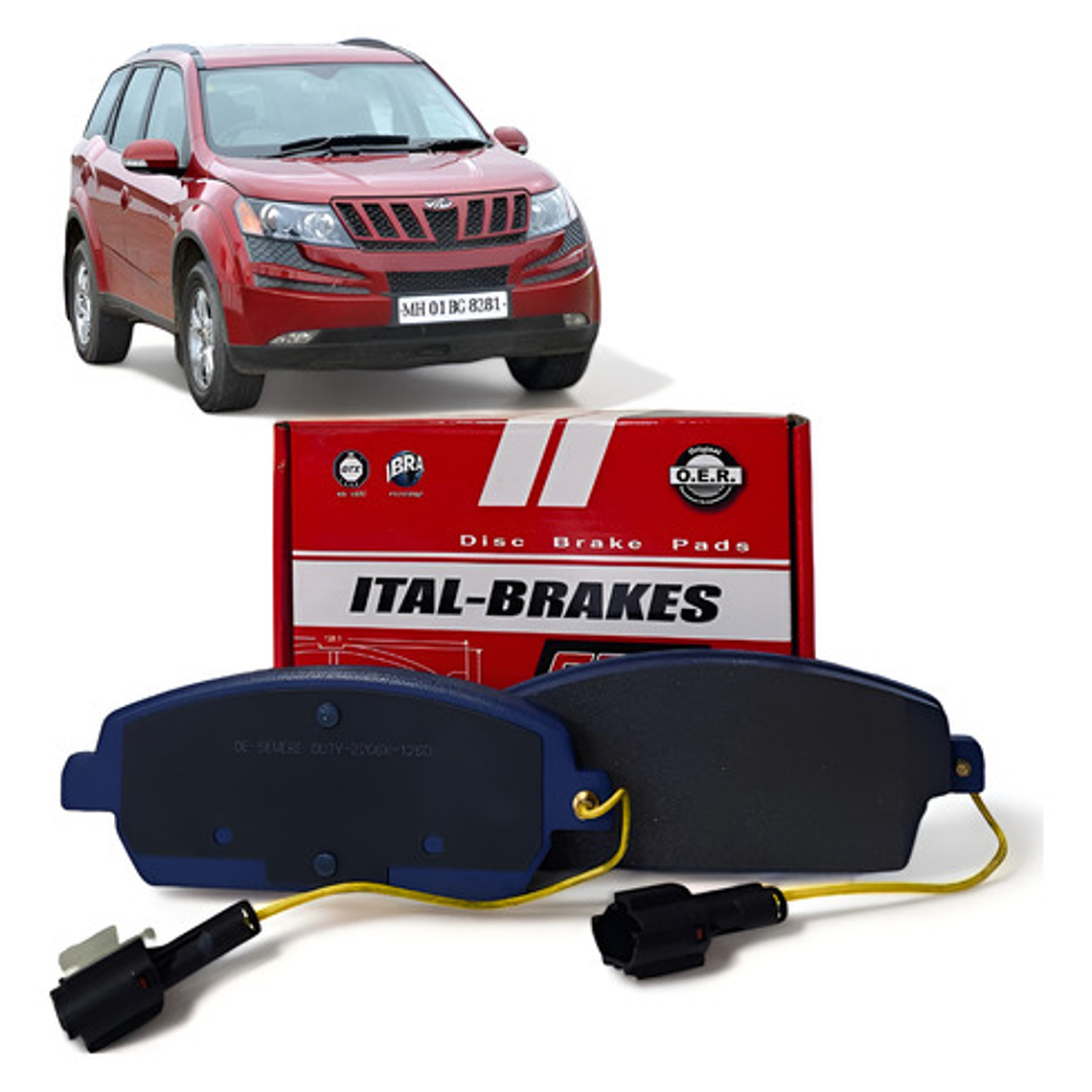  Pastillas De Frenos Delanteras Mahindra Xuv-500 2013-2019 1
