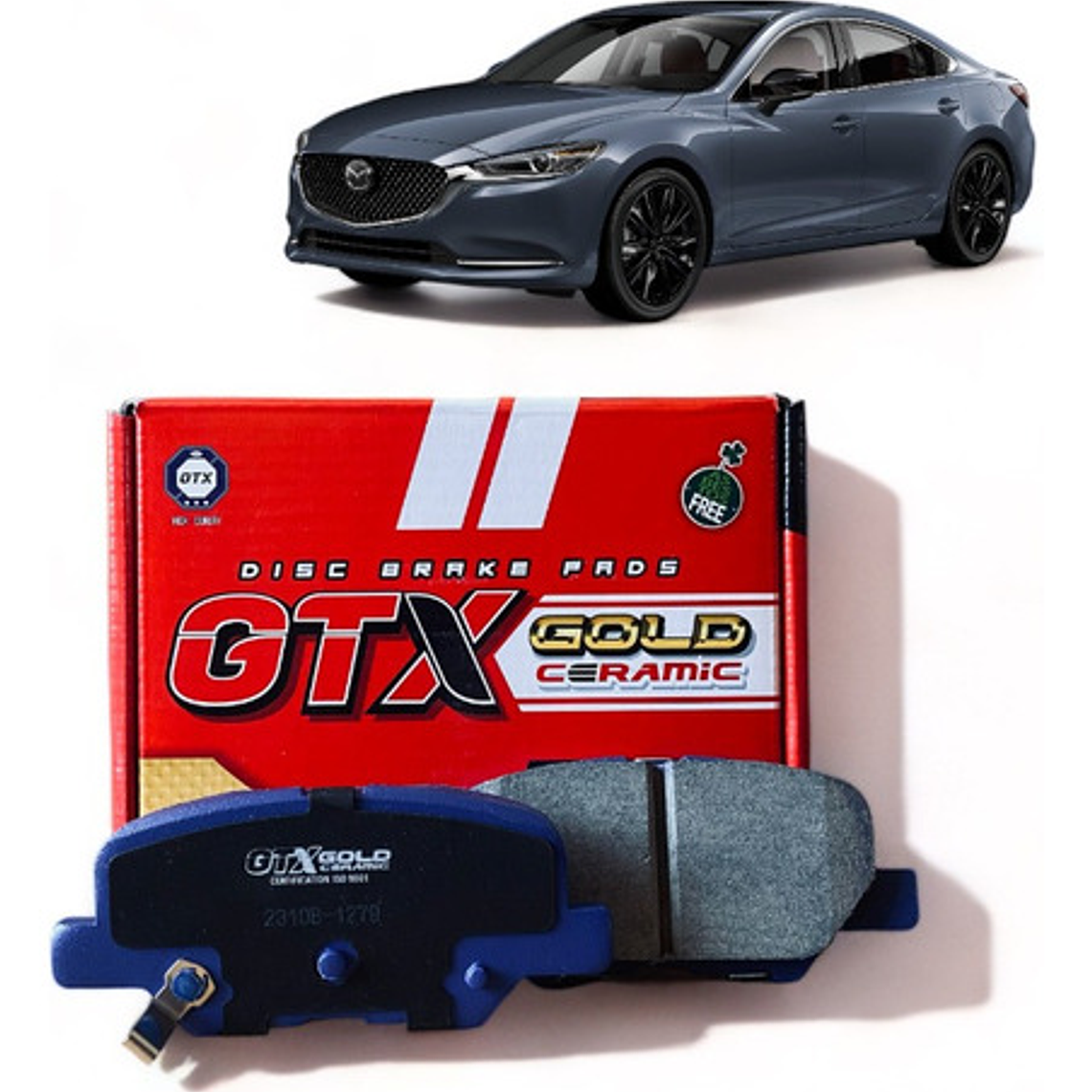 Pastillas De Freno Traseras Mazda 6 2014-2023 Ceramicas 1