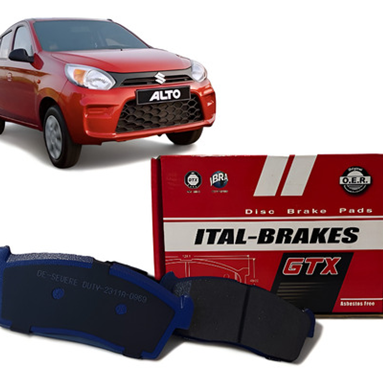 Pastillas De Freno Delanteras Gtx Suzuki Alto 2005 A 2020 1
