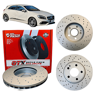 Discos Freno Delanteros Perforados Mercedes Benz A200