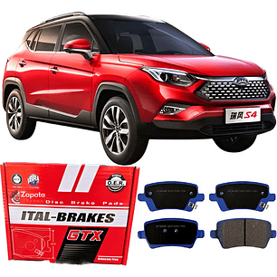 Pastillas Freno Traseras Gtx Jac S4 2020-2023