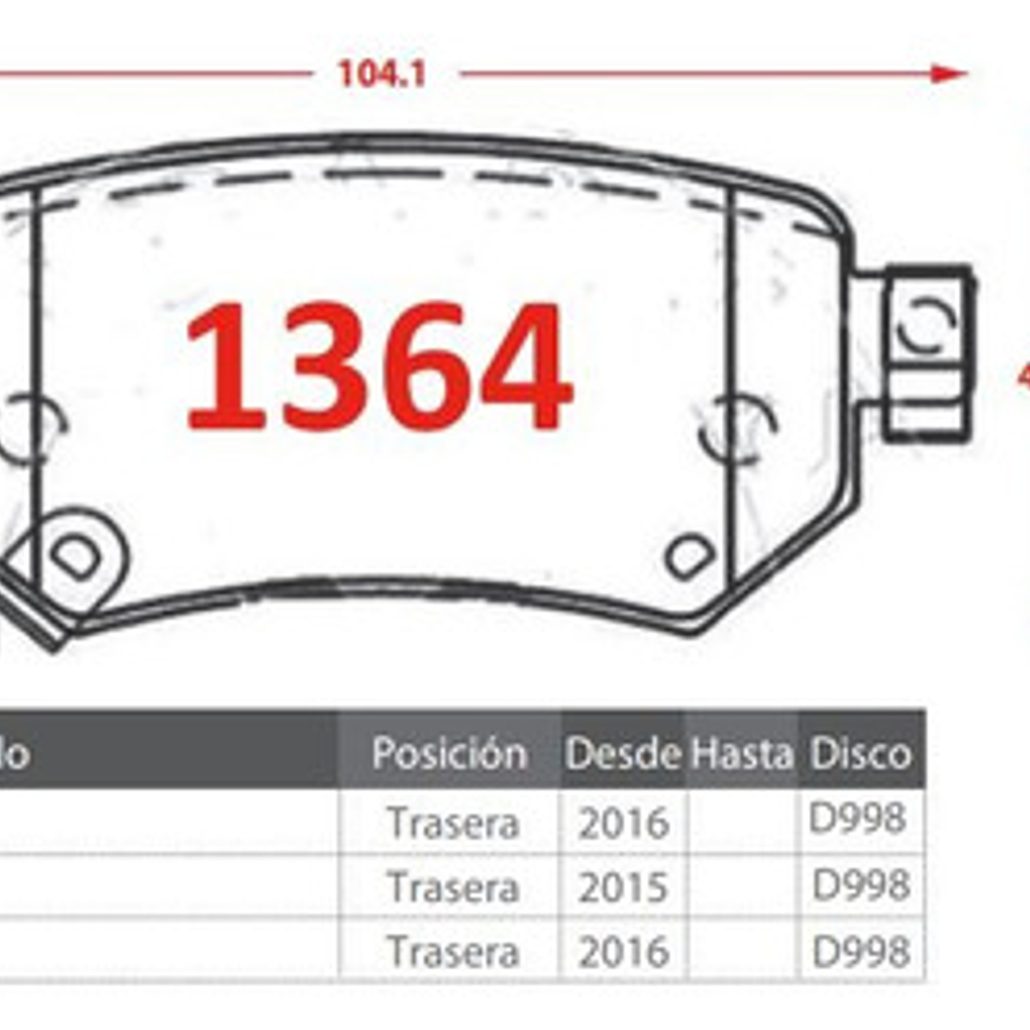 Pastillas De Frenos Traseras Gtx Para Mazda 6 2.0 Año 2015 + 4