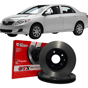Discos Freno Delanteros Gtx Toyota Corolla 2009-2017