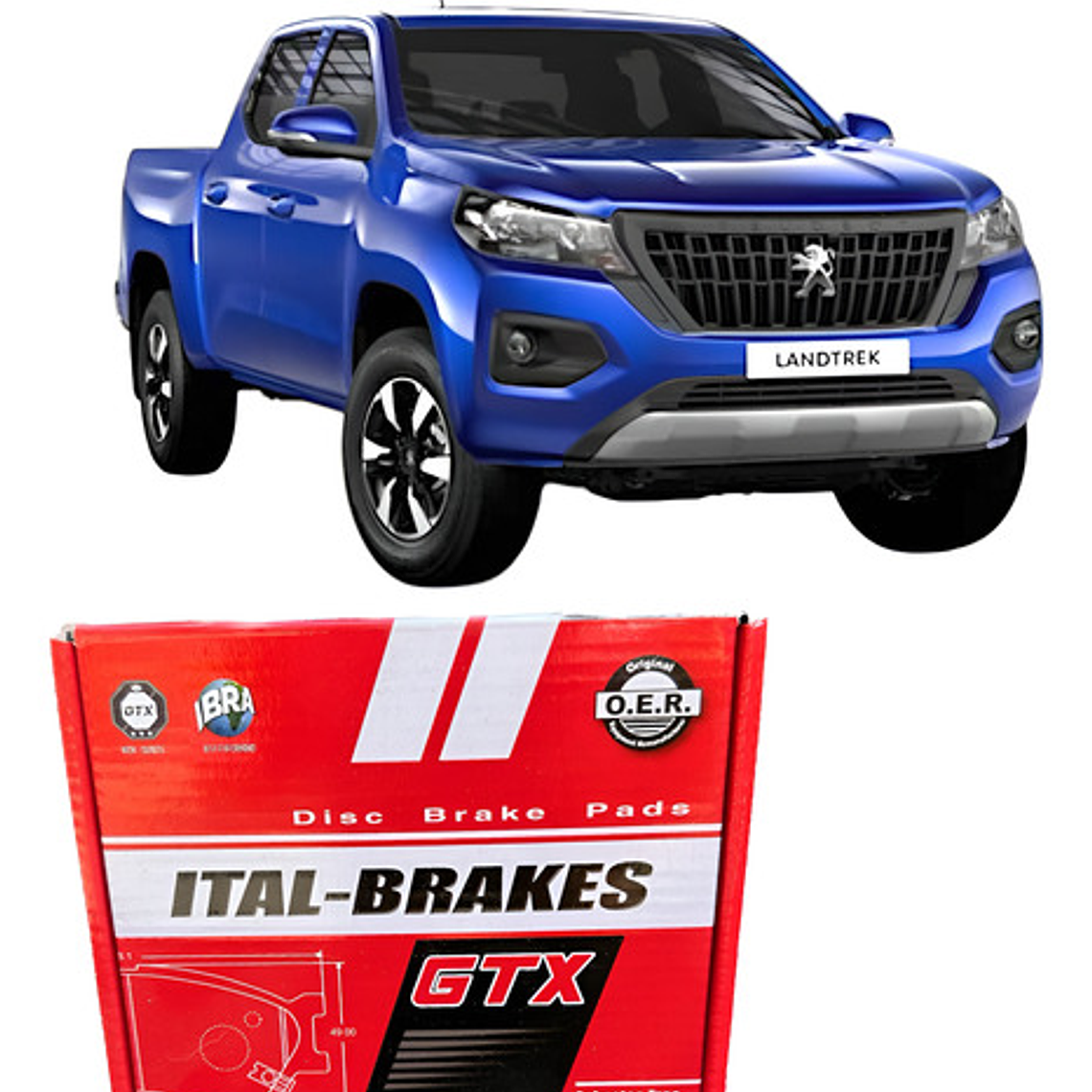 Pastilla Freno Traseras Gtx Peugeot Landtrek 2021-2024 1