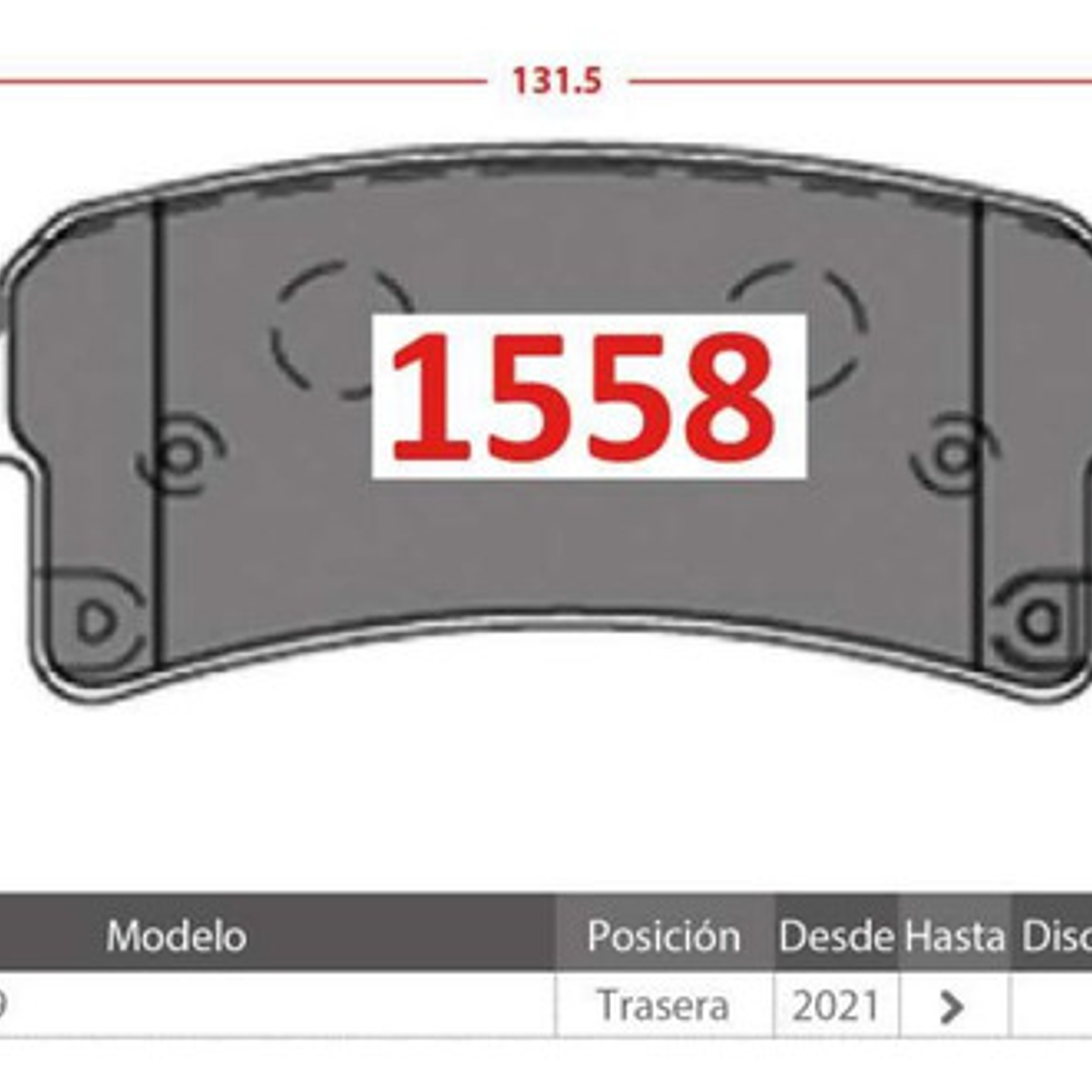 Pastilla Freno Traseras Gtx Peugeot Landtrek 2021-2024 3
