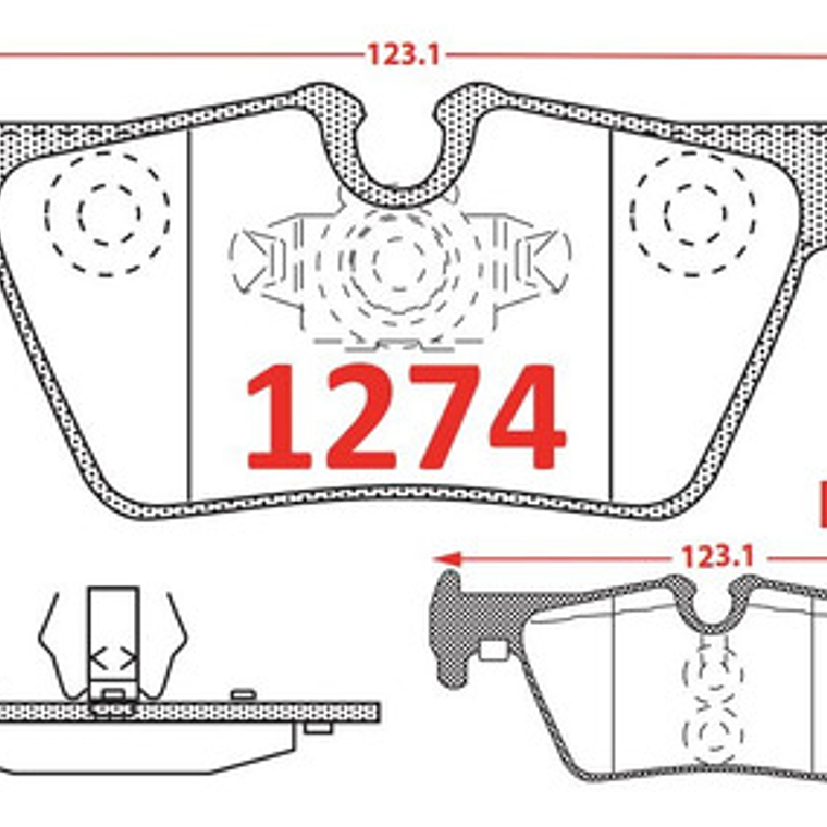Pastillas Freno Del Y Tras Bmw 114-116-118 (f20/21)  5