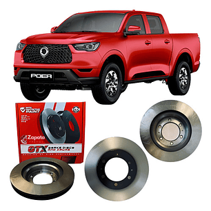 Par Disco Freno Delanteros Gtx Para Great Wall Poer